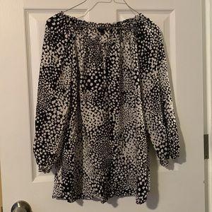 Talbots Elastic Scoop Neck Shirt, L